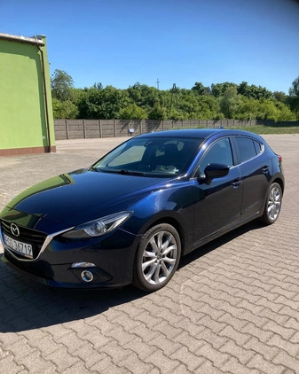 Mazda 3 cena 48600 przebieg: 101000, rok produkcji 2014 z Poniec małe 106
